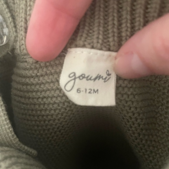 NWOT Goumi Knit Suspender Bloomers 6-12 mo - Picture 3 of 4